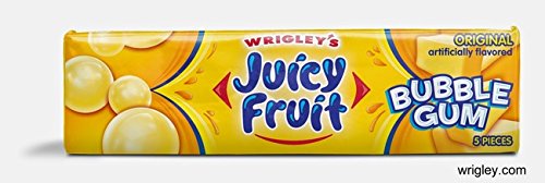 Wrigley's Juicy Fruit Bubble Gum 5 Stück 39 g von Wrigley's