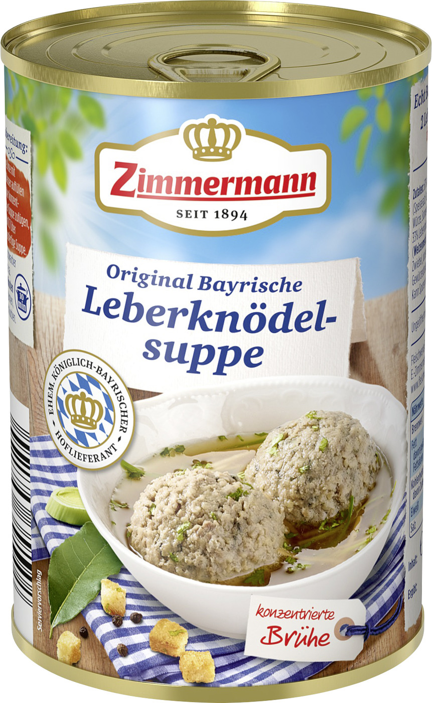 Zimmermann Leberknödel-Suppe 400ML