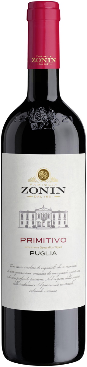 Zonin Primitivo Puglia 0,75L