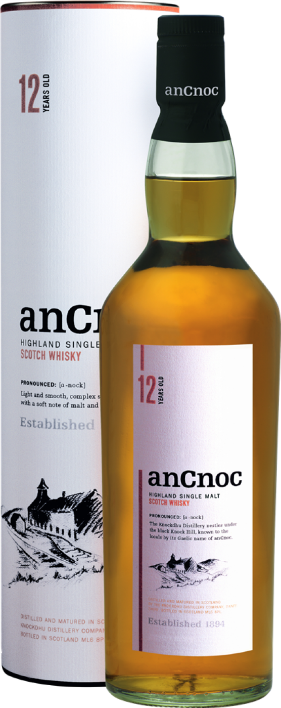 anCnoc 12 Years Old Highland Single Malt Scotch Whisky