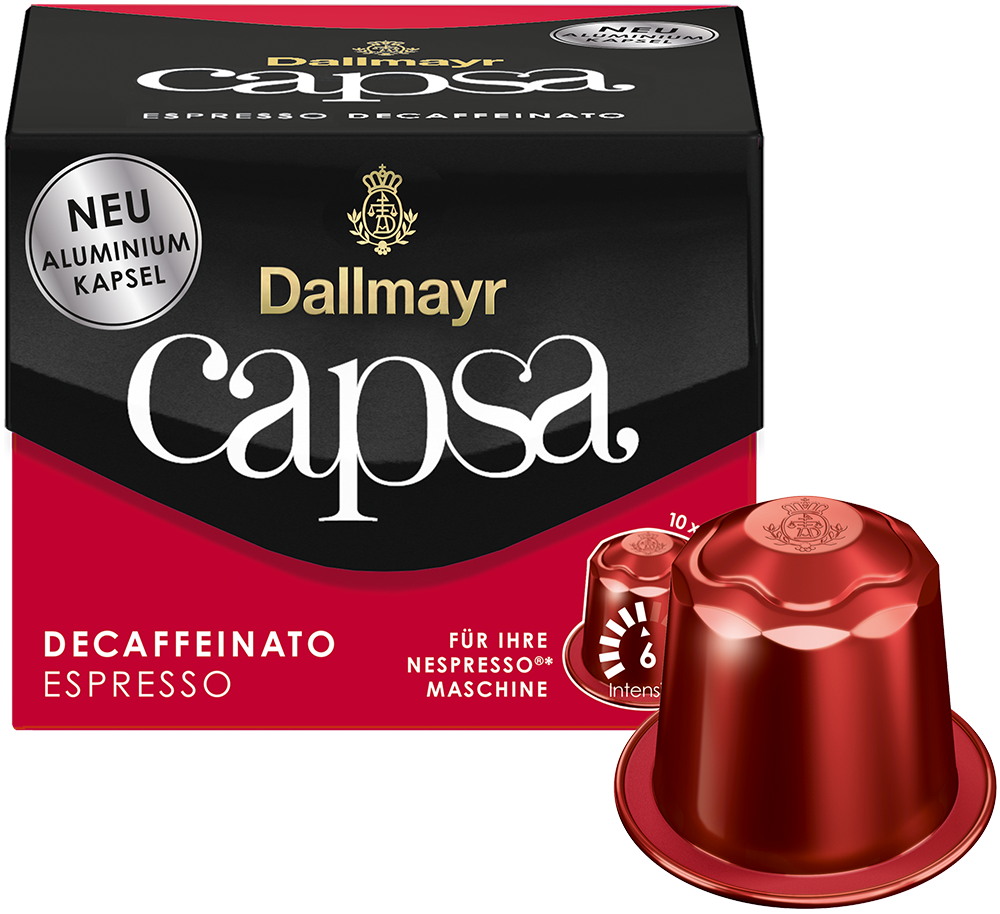 capsa Espresso Decaffeinato von Alois Dallmayr Kaffee OHG