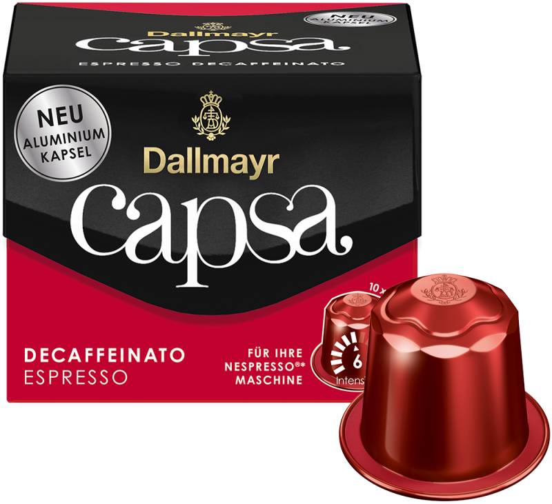 capsa Espresso Decaffeinato von Alois Dallmayr Kaffee OHG