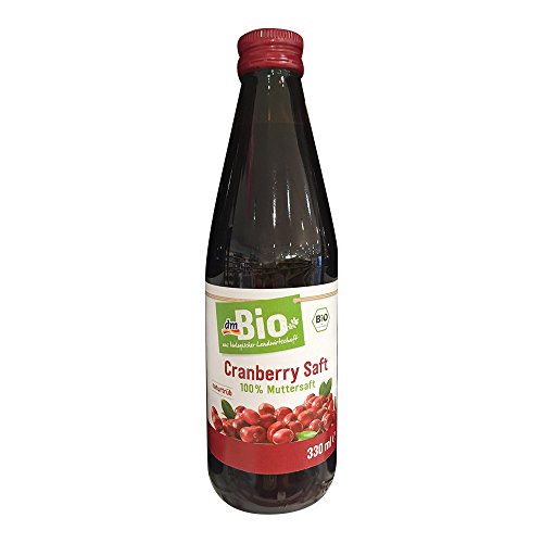 dmBio Cranberry Saft, 330 ml Glasflasche von dm-drogerie markt