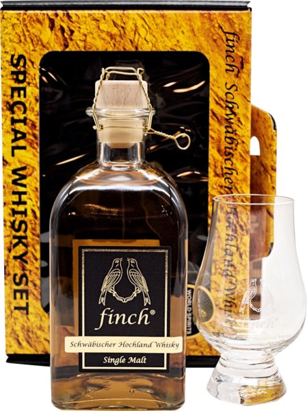 finch DC Single Malt Sherry Glas-onpack 42% vol