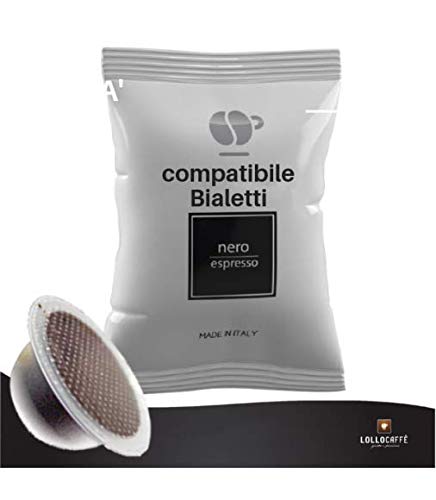 Lollocaffè Capsule Compatibili Bialetti Nero 100pz von LOLLO