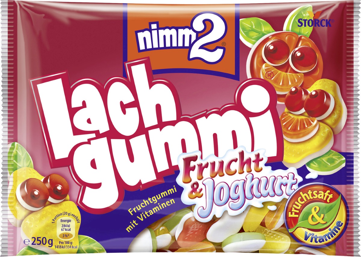 Storck Nimm2 Lachgummi Frucht und Joghurt 250G