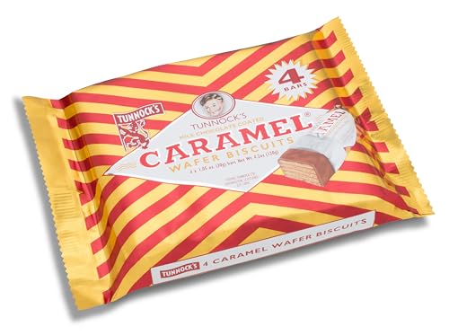 tunnock 's caramel Milch Schokolade Wafer-30 g Bar [4 Stück] von Tunnock's