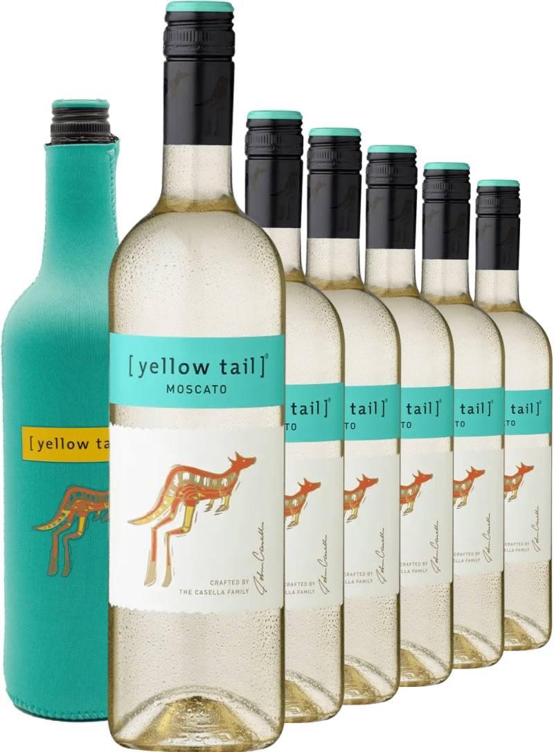 [yellow tail] Moscato im 6er-Vorratspaket inklusive Kühlmanschette