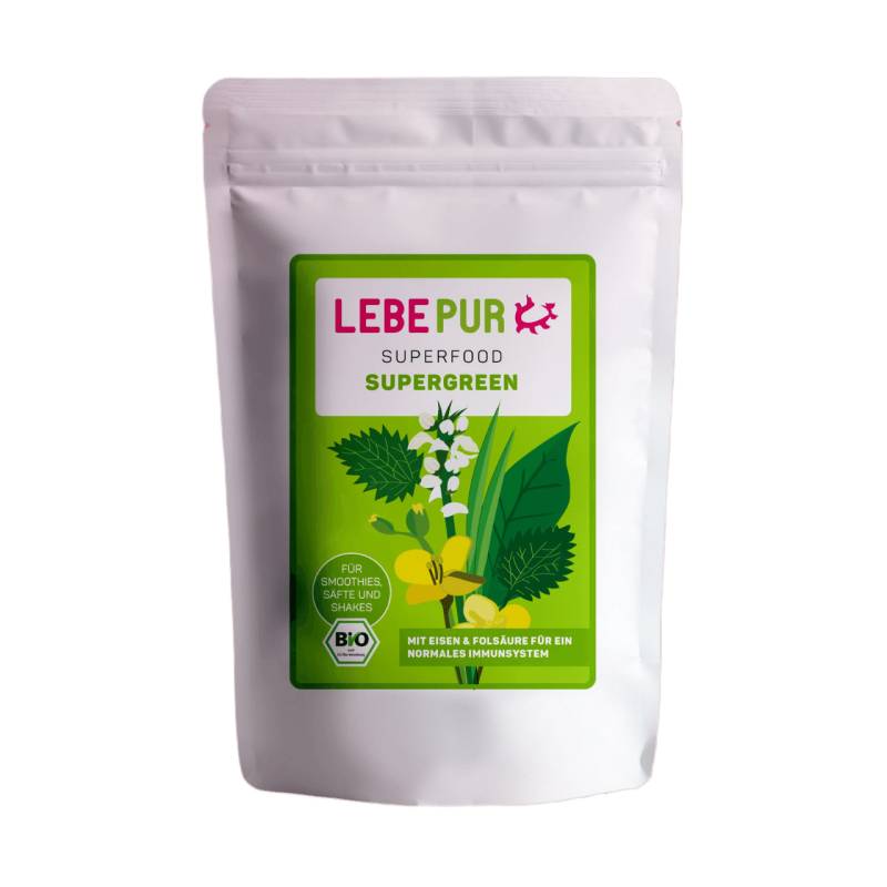 Bio Supergreen Pulver von Lebepur