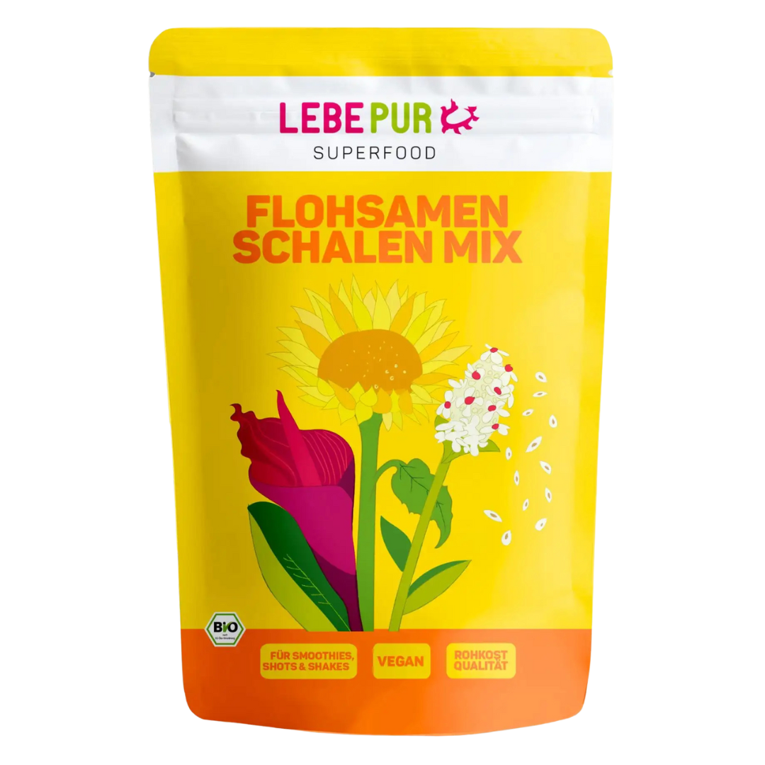 Flohsamenschalen Mix, 200g von Lebepur