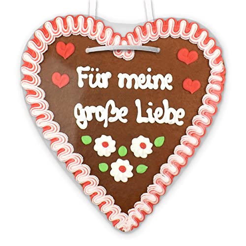 Lebkuchenherz - 21cm - Für meine große Liebe von Lebkuchenwelt