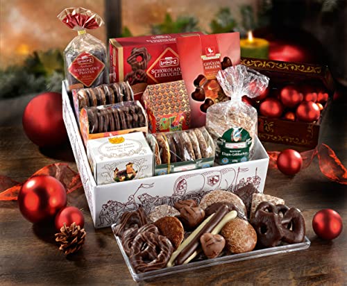 LEBKUCHEN WELT Lebkuchen Geschenkbox ca. 2.050g Gebäckmischung Präsent-Box Weihnachtspaket Lebkuchen-Paket Weihnachtliche Geschenkbox Geschenkset Lebkuchenmischung von Lebkuchenwelt