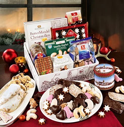 LEBKUCHEN WELT Weihnachtspaket Gebäckmischung ca. 2.270g Lebkuchenmischung Geschenkpaket Weihnachtsmischung Geschenkbox Gebäckmischung Präsent-Box Weihnachtspaket von Lebkuchenwelt