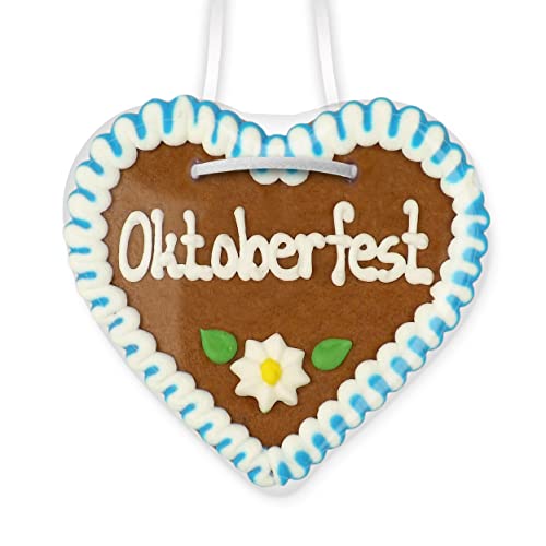 Lebkuchenherz 12cm - Oktoberfest - das Wiesn-Accessoire von Lebkuchenwelt