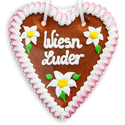 Lebkuchenherz - 18cm - Wiesn Luder von Lebkuchenwelt