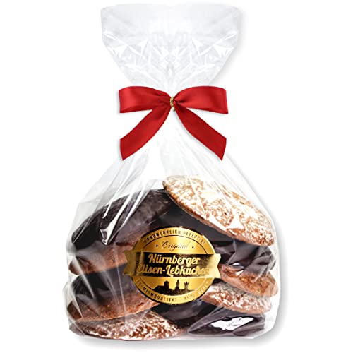 Lebkuchenwelt 10x Nürnberger Elisen Lebkuchen Bruch Inhalt: 800g - Gemischt - Elisenlebkuchen Vorteilspackung aus Fabrikverkauf von Lebkuchenwelt