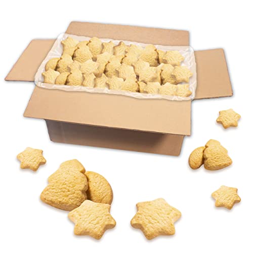 Lebkuchenwelt Butter Weihnachtsplätzchen im Karton 2kg - Konditor-Qualität mit echter Butter gebacken! Buttergebäck Butterkekse Butter Cookies Plätzchen Shortbread Kaffeegebäck von Lebkuchenwelt