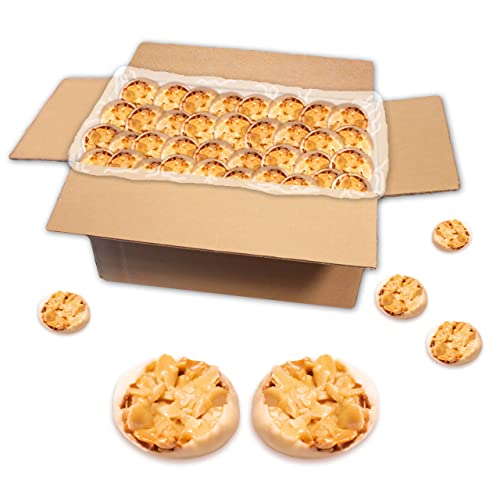 Lebkuchenwelt Florentiner mit weißer Schokolade im Karton 2kg - Konditor-Qualität mit echter Butter gebacken! Buttergebäck Butterkekse Butter Cookies Plätzchen Shortbread Kaffeegebäck von Lebkuchenwelt