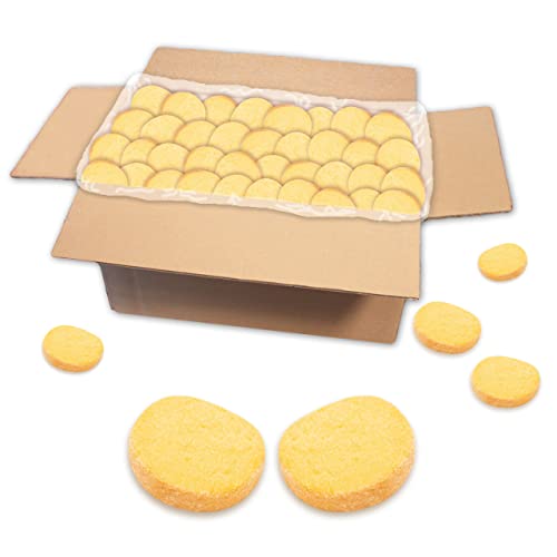 Lebkuchenwelt Heidesand Plätzchen im Karton 2kg - Konditor-Qualität mit echter Butter gebacken! Butterplätzchen Cookies Shortbread Butter-Gebäck Weihnachtskekse Weihnachtsplätzchen von Lebkuchenwelt