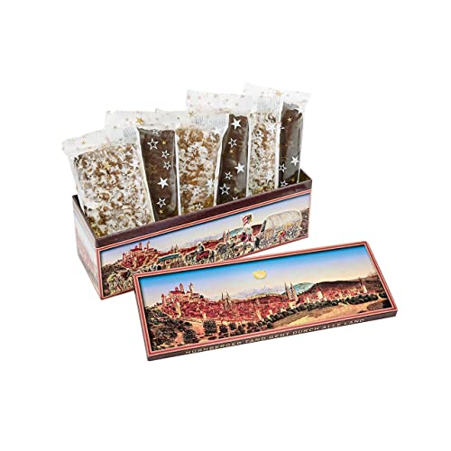 Lebkuchenwelt Karawane Dose mit Elisenlebkuchen ca. 300g Weihnachten Geschenkdose Lebkuchendose Blechdose Schatzkästchen von Lebkuchenwelt