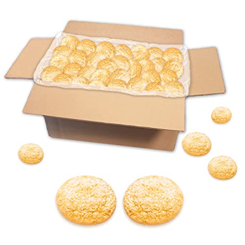 Lebkuchenwelt Kokos Butterplätzchen im Karton 2kg - Konditor-Qualität mit echter Butter gebacken! Kaffeegebäck Teegebäck Buttergebäck Butter Plätzchen Kekse Cookies Shortbread Weihnachtsgebäck von Lebkuchenwelt