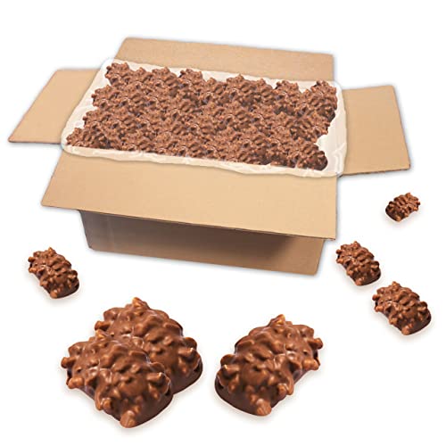 Lebkuchenwelt Nuss-Printen Vollmilchschokolade im Karton 2kg - Premium-Qualität mit feiner Schokoladen-Glasur! Schokolierte Lebkuchen Printen Nussprinten von Lebkuchenwelt