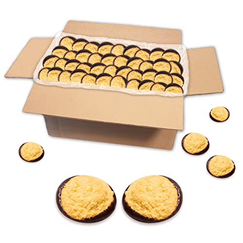 Lebkuchenwelt Schokoladen Butterkeks mit Streusel Zartbitter im Karton 2kg - Konditor-Qualität mit echter Butter gebacken! Butter Plätzchen Weihnachtsgebäck Weihnachtskekse Shortbread Buttergebäck von Lebkuchenwelt