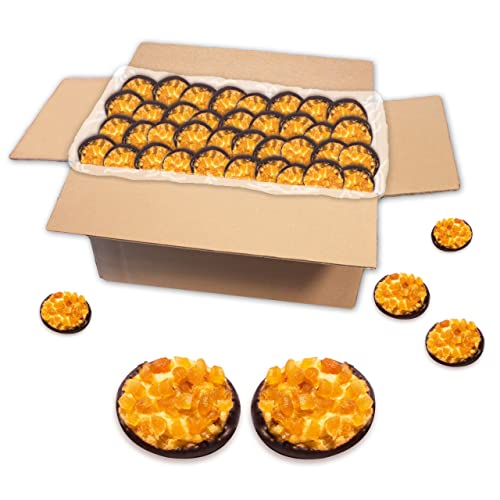 Lebkuchenwelt Schokolierte Ingwer-Kekse im Karton 2kg - Konditor-Qualität mit echter Butter gebacken! Buttergebäck Butterkekse Butter Cookies Plätzchen Shortbread Kaffeegebäck Gebäck-Spezialitäten von Lebkuchenwelt