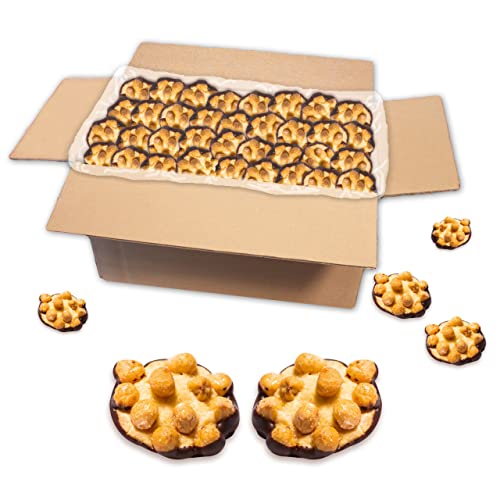 Lebkuchenwelt Zartbitter Schoko Haselnuss Cookie im Karton 2kg - Konditor-Qualität mit echter Butter gebacken! Butterkekse Butter Plätzchen Cookies Shortbread Gebäck Teegebäck Weihnachtsplätzchen von Lebkuchenwelt