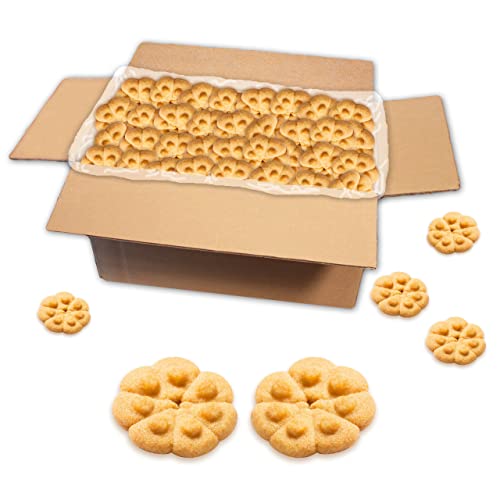 Lebkuchenwelt Zitronenplätzchen im Karton 2kg - Konditor-Qualität mit echter Butter gebacken! Buttergebäck Butterkekse Butter Cookies Plätzchen Shortbread Kaffeegebäck Gebäck-Spezialitäten von Lebkuchenwelt