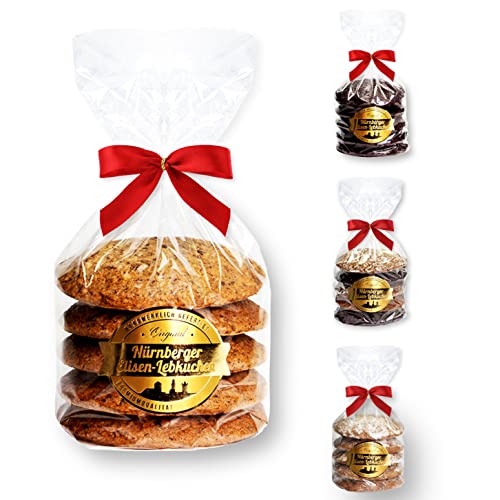 Nürnberger Elisen Lebkuchen - 5er-Pack - Natur von Lebkuchenwelt