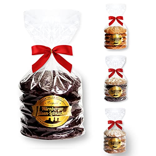 Nürnberger Elisen Lebkuchen - 5er-Pack - Schoko von Lebkuchenwelt