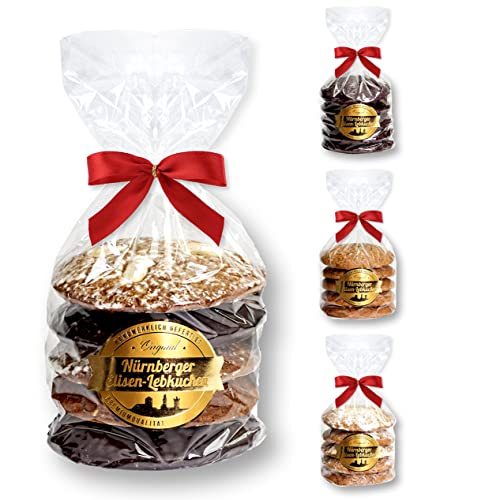 Nürnberger Elisen Lebkuchen - 5er-Pack - gemischt von Lebkuchenwelt