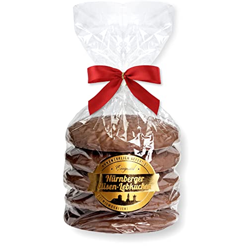 Nürnberger Elisen Lebkuchen Vollmilch Schokolade - 5 Stück - (1x400g) von Lebkuchenwelt