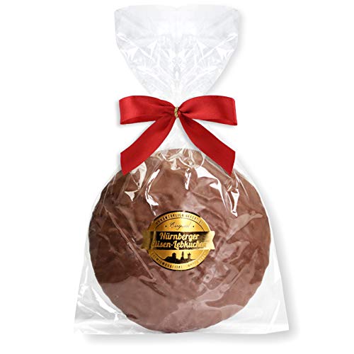 Nürnberger Elisenlebkuchen- Vollmilch Schokolade - einzelverpackt- 80g Premium Qualität - Elisen-Lebkuchen Original LEBKUCHENWELT von Lebkuchenwelt