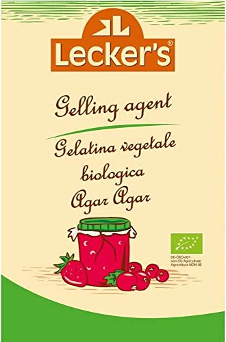 Lecker's - Bio Geliermittel - Agar Agar - Zum Backen und Kochen DE-ÖKO-001 von Lecker´s