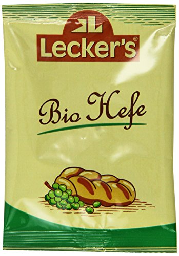 Lecker's Bio-Trockenhefe ohne Emulgator, 20er Pack (20 x 9 g) von Lecker's