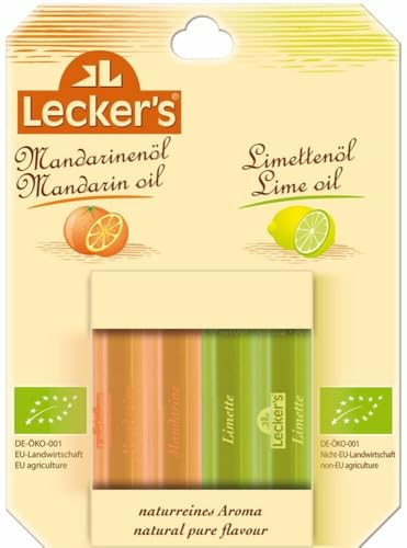 Bio Mandarinen-/Limettenöl 2 x 8 ml von Lecker