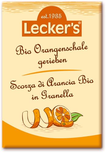 Bio Orangenschale gerieben von Lecker