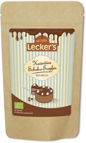 Schoko-Tropfen vollmilch 2 x 100 gr von Lecker