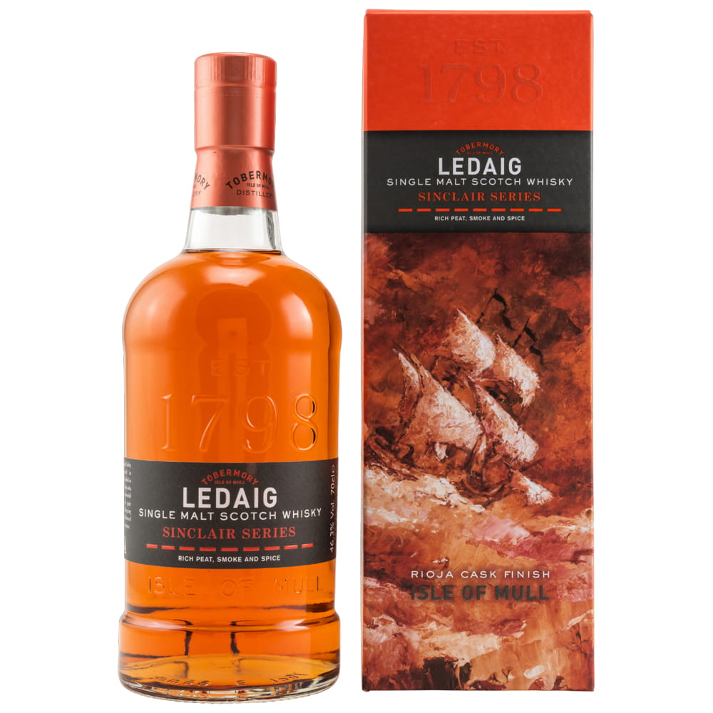 Ledaig Rioja Cask - Sinclair 46,3% vol. 0,7l von Ledaig