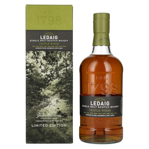 Ledaig Triple Wood Single Malt Scotch Whisky Limited Edition 53,8% Vol. 0,7l in Geschenkbox von Ledaig