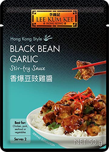 LEE KUM KEE Schwarze Bohnen Knoblauch Sauce, 50 g von Lee Kum Kee