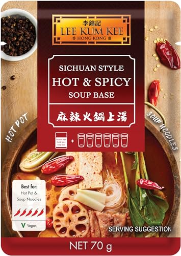 LEE KUM KEE Sichuan Style Hot & Spicy Suppengrundlage - 1 x 70 g von Lee Kum Kee