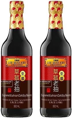 Lee Kum Kee Sojasauce Mushroom Premium – Würzsauce mit Pilzgeschmack – 1 x 500 ml (Packung mit 2) von LEE KUM KEE