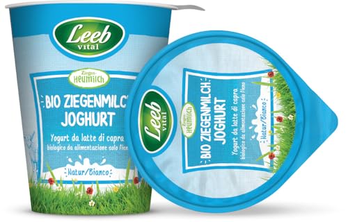 Bio Ziegenheumilchjoghurt Natur 12 x 125 gr von Leeb Vital