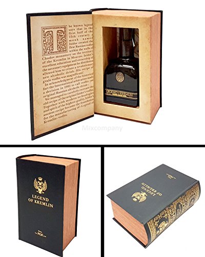 Legend of Kremlin Mini Vodka 50ml (40% Vol) + Buch mit Geheimfach von Legend of Kremlin