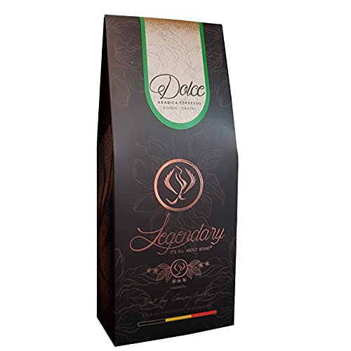 Legendary und Carracci Kakfee DOLCE-Feinste Komposition der besten 100% Arabica-Bohnen 250 gr (DOLCE) von Legendary - it's all about beans