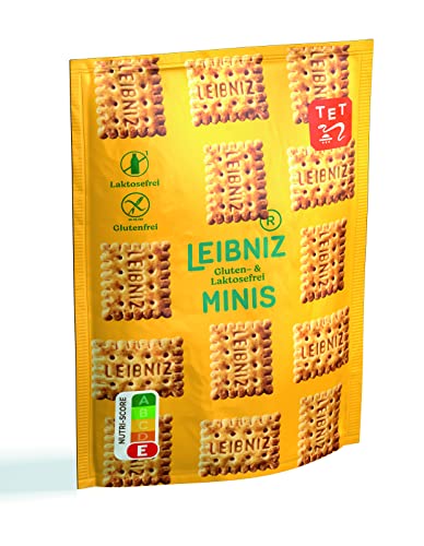 LEIBNIZ Minis Gluten- und Laktosefrei, 100 g, glutenfreie & laktosefreie Butterkekse (1 x 100 g) von Leibniz