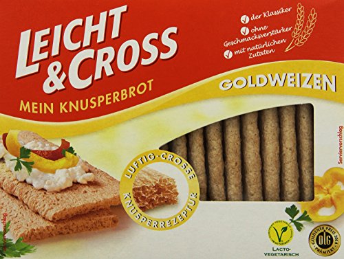 Leicht & Cross Goldweizen Knusperbrot, 125 g von Leicht & Cross